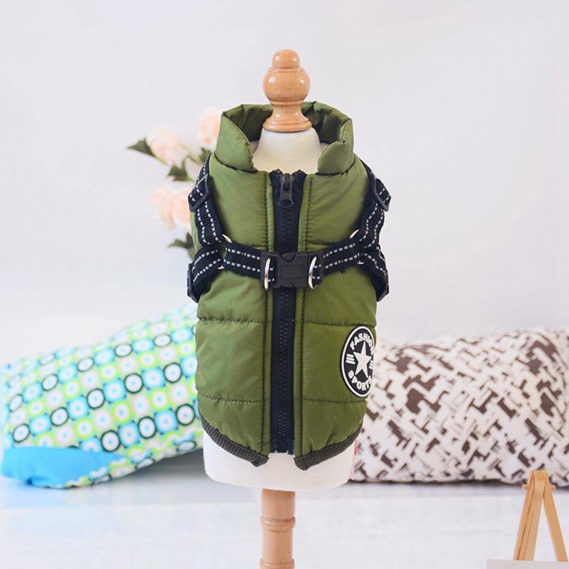 Quality Dog Pet Training Coat Sleeveless Cotton Strap Harness Clothes - Mercy Abounding