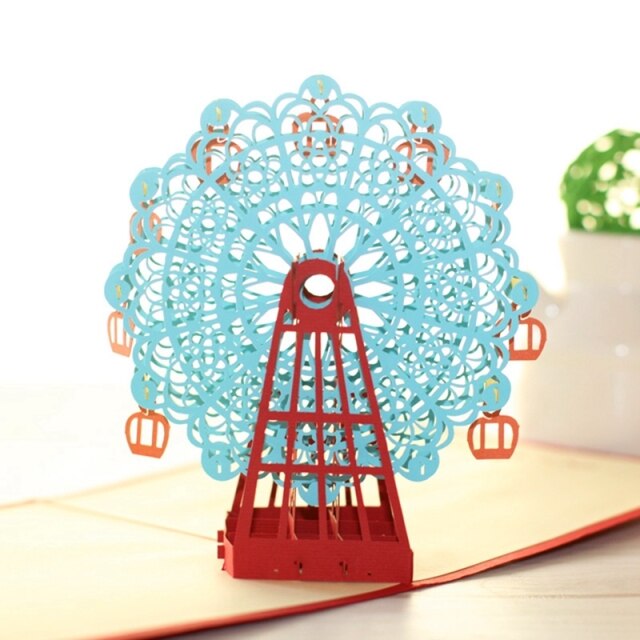 3D Pop-Up Valentines Gift Wedding Invitation Greeting Cards