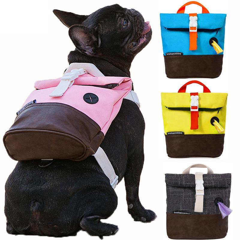 Adjustable Beautiful Pet Dog Harness Backpack Bag - Mercy Abounding