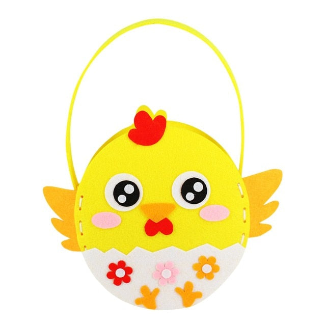 Cartoon Durable Easter Home Decoration Party Storage Basket