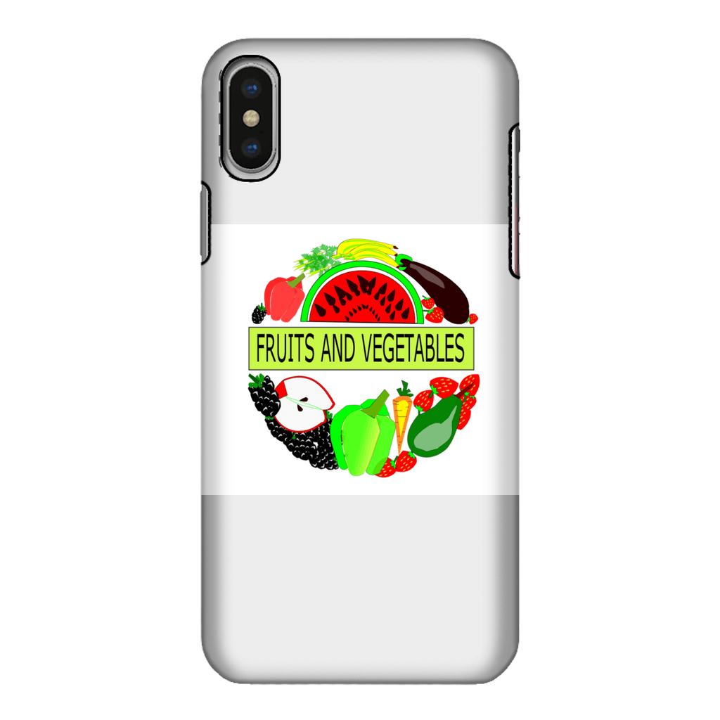 Durable Fruits And Vegetables Design Fully Printed Tough Phone Case - Mercy Abounding