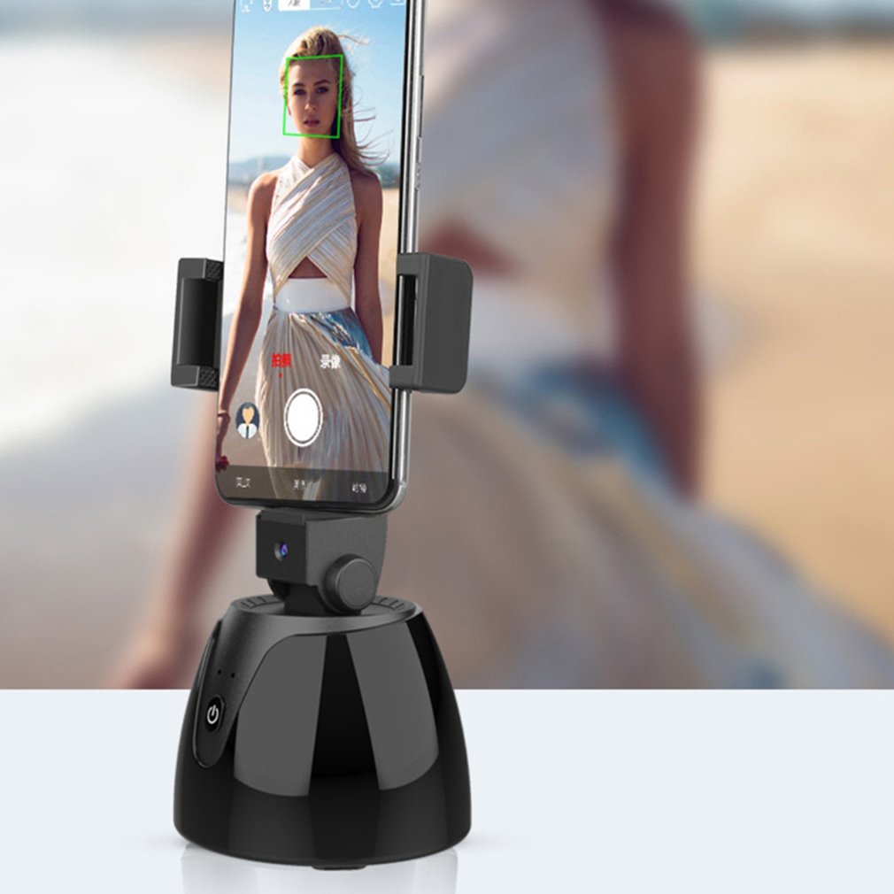 Smart Face Auto Tracking Camera Phone Holder 360 Rotation