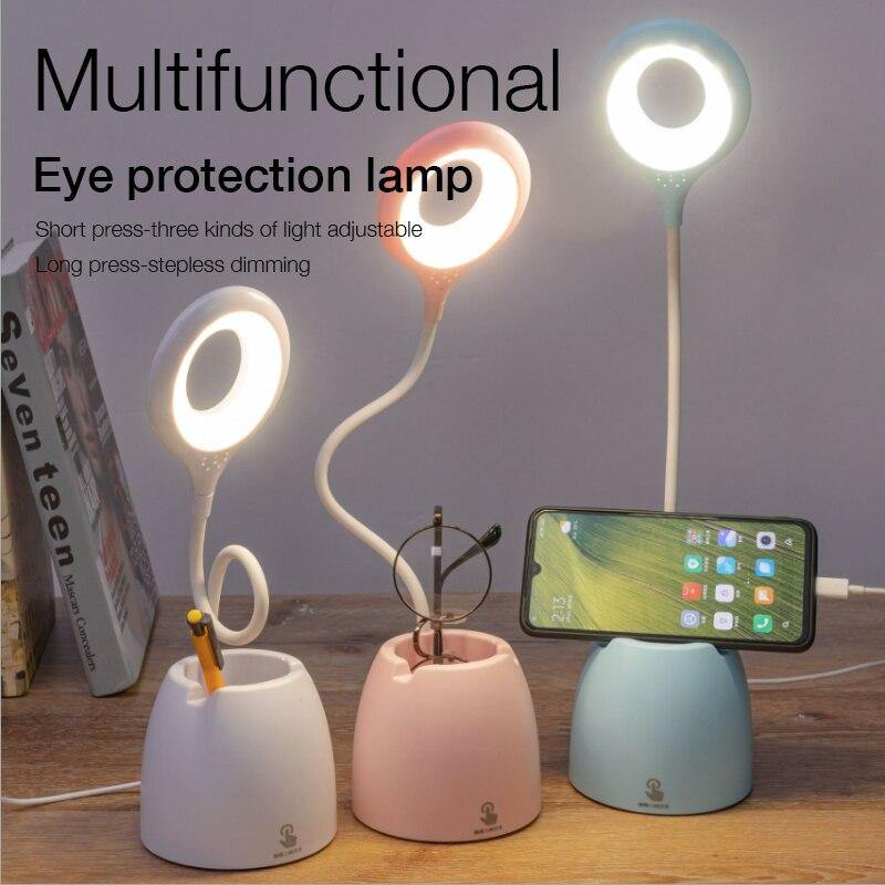 Multi-Function Pen Holder Leds USB Touch Night Light - Mercy Abounding