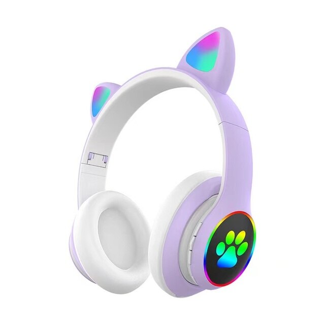 Wireless Headphones Radio Music Earbud Player Headset Children