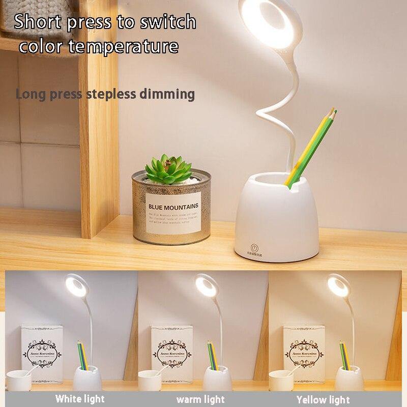 Multi-Function Pen Holder Leds USB Touch Night Light - Mercy Abounding