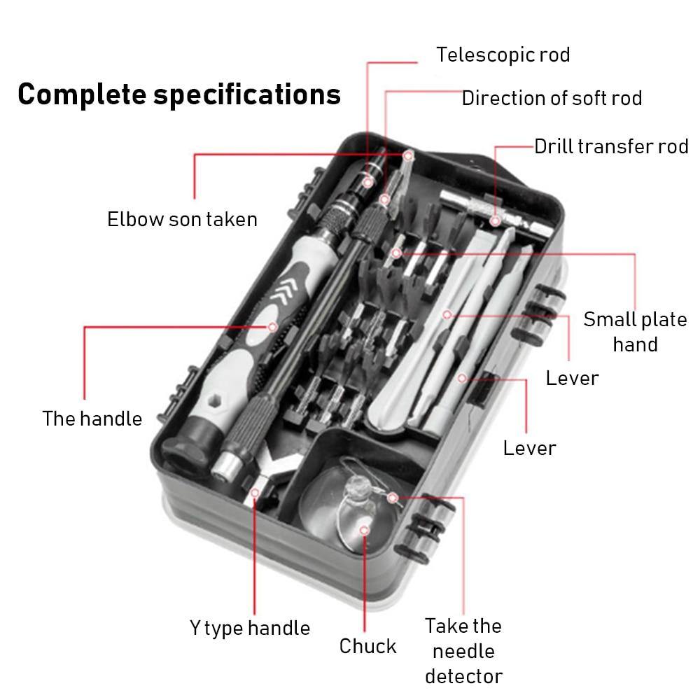 Precision Screwdriver Magnetic 138 in 1 Set For Computer Mobile Phone - Mercy Abounding