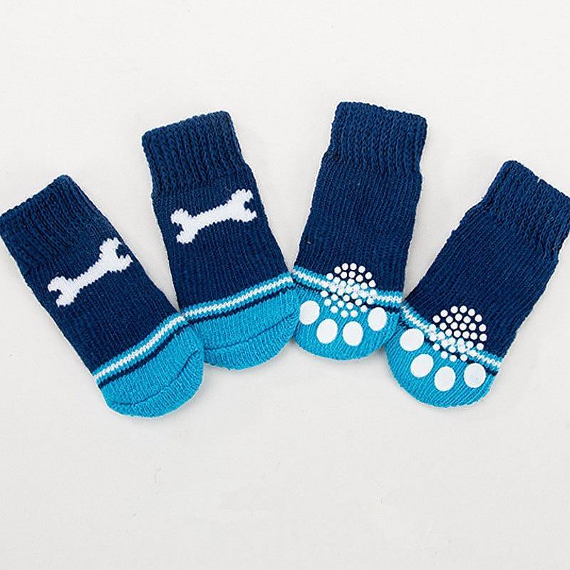 Warm Puppy Dog Cartoon Anti Slip Socks 4Pcs/Set - Mercy Abounding