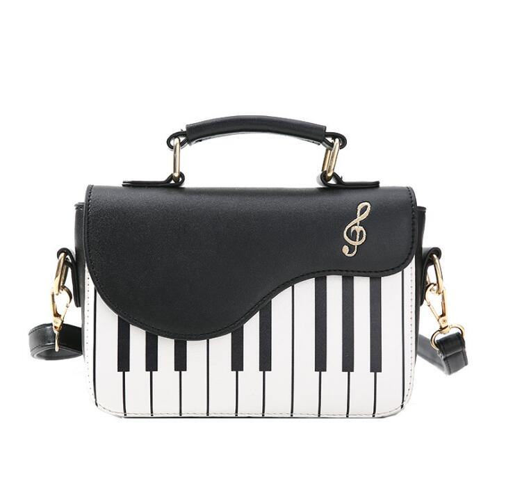 Portable Lady Women Piano Shoulder Crossbody Bags - Mercy Abounding