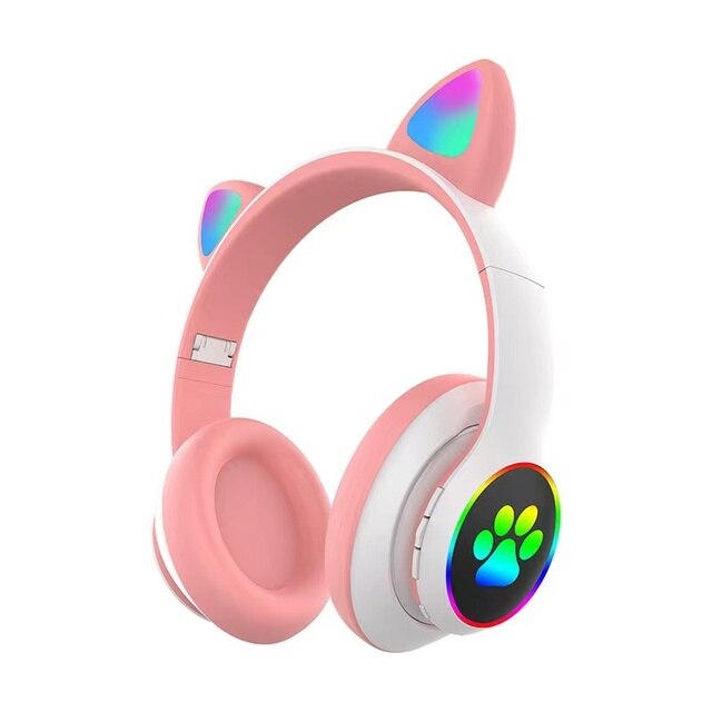 Wireless Headphones Radio Music Earbud Player Headset Children