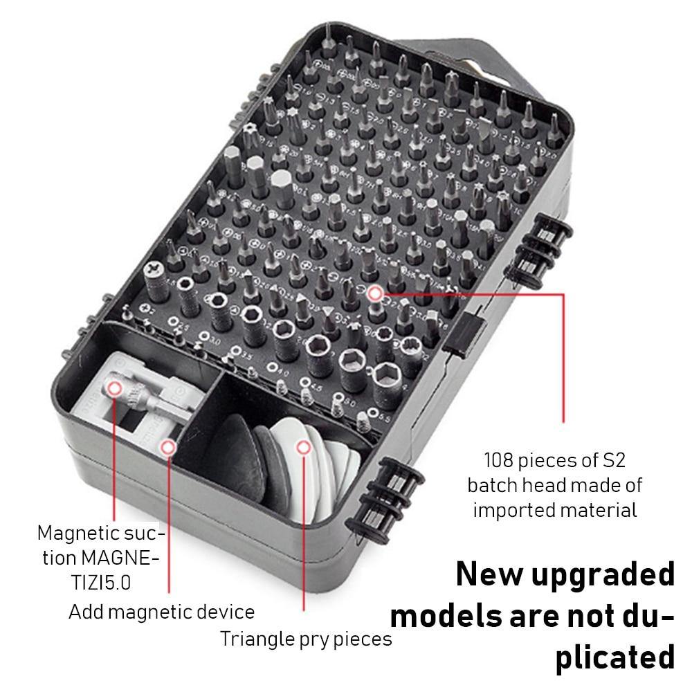 Precision Screwdriver Magnetic 138 in 1 Set For Computer Mobile Phone - Mercy Abounding