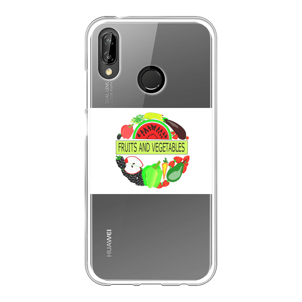 Fruits And Vegetables Design Back Printed Soft Phone Case - Mercy Abounding