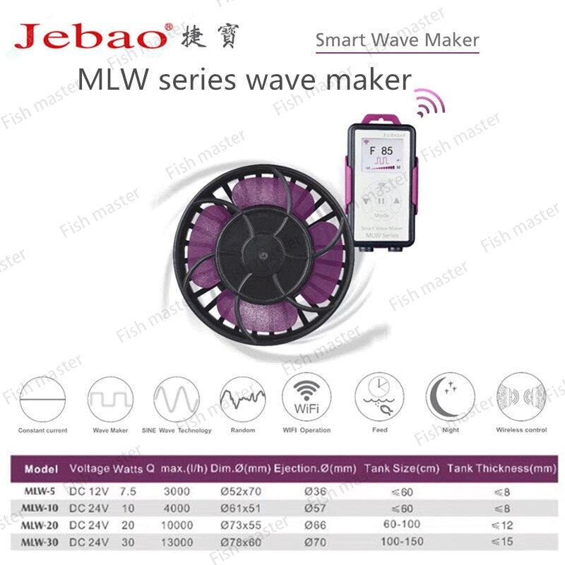 Jebao WIFI Aquarium Wave Maker Coral Cylinder Pump