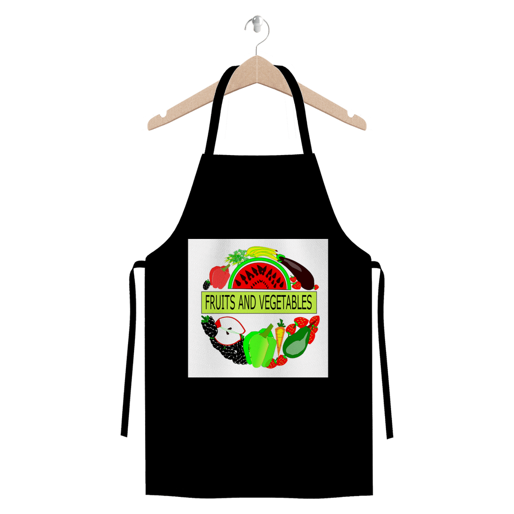 Durable Fruits And Vegetables Design Jersey Apron kitchen - Mercy Abounding