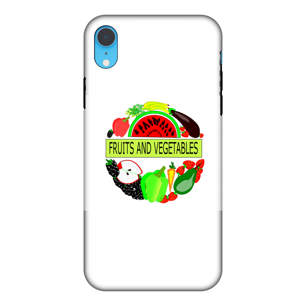 Durable Fruits And Vegetables Design Fully Printed Tough Phone Case - Mercy Abounding