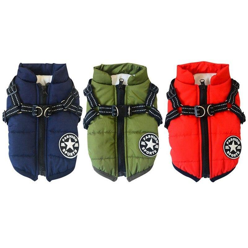 Quality Dog Pet Training Coat Sleeveless Cotton Strap Harness Clothes - Mercy Abounding