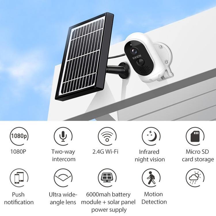 Waterproof Solar Wireless 1080P Security Camera IP65 , Kitchen - Mercy Abounding