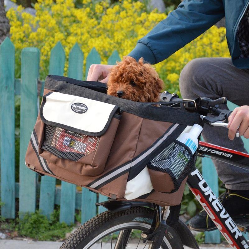 Portable Seat Puppy Pet Dog Car Basket Bike Travel Bag - Mercy Abounding