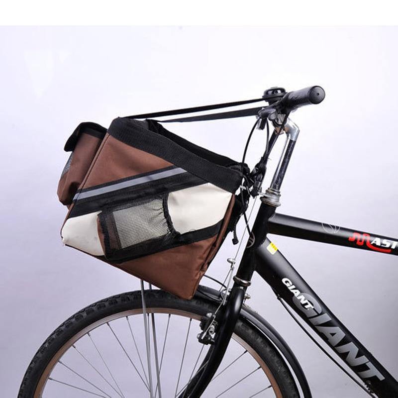 Portable Seat Puppy Pet Dog Car Basket Bike Travel Bag - Mercy Abounding
