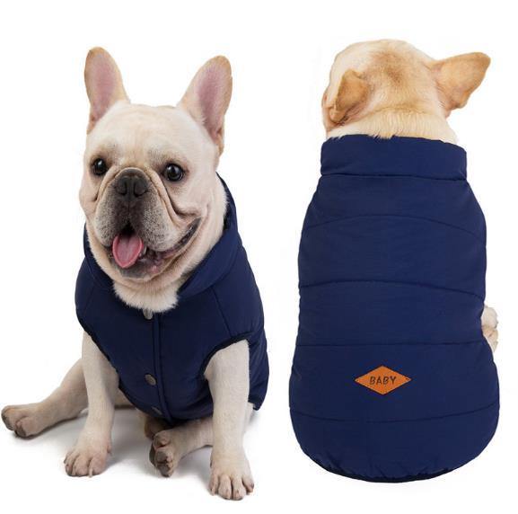 Dog Pet Vest Bulldog Winter Warm Coat Clothes - Mercy Abounding