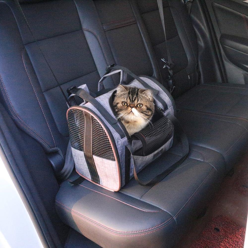 Folding Dog Pet Cat Car Seat Shoulder Carrier Bag - Mercy Abounding