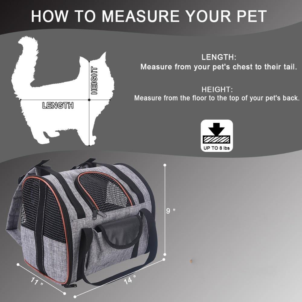 Folding Dog Pet Cat Car Seat Shoulder Carrier Bag - Mercy Abounding