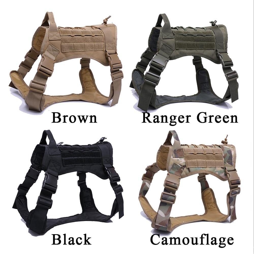 Quality Military Dog pet Strap Vest Handle Leash Harness - Mercy Abounding