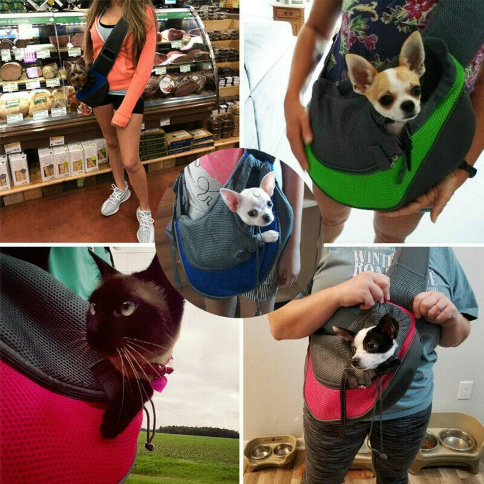 Dog Pet Sling Breathable Shoulder Front/Back Carrier Travel - Mercy Abounding