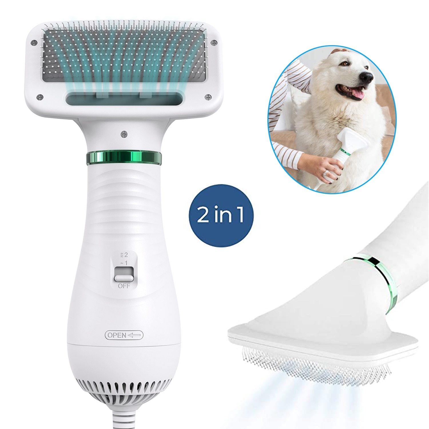 Portable Pet Dog Hair Dryer And Comb Brush  With Low Noise - Mercy Abounding