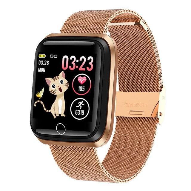 LIGE Smart Watch Women Sports Smart Bracelet IP67 Waterproof Watch Pedometer Heart Rate Monitor LED color screen for Android ios