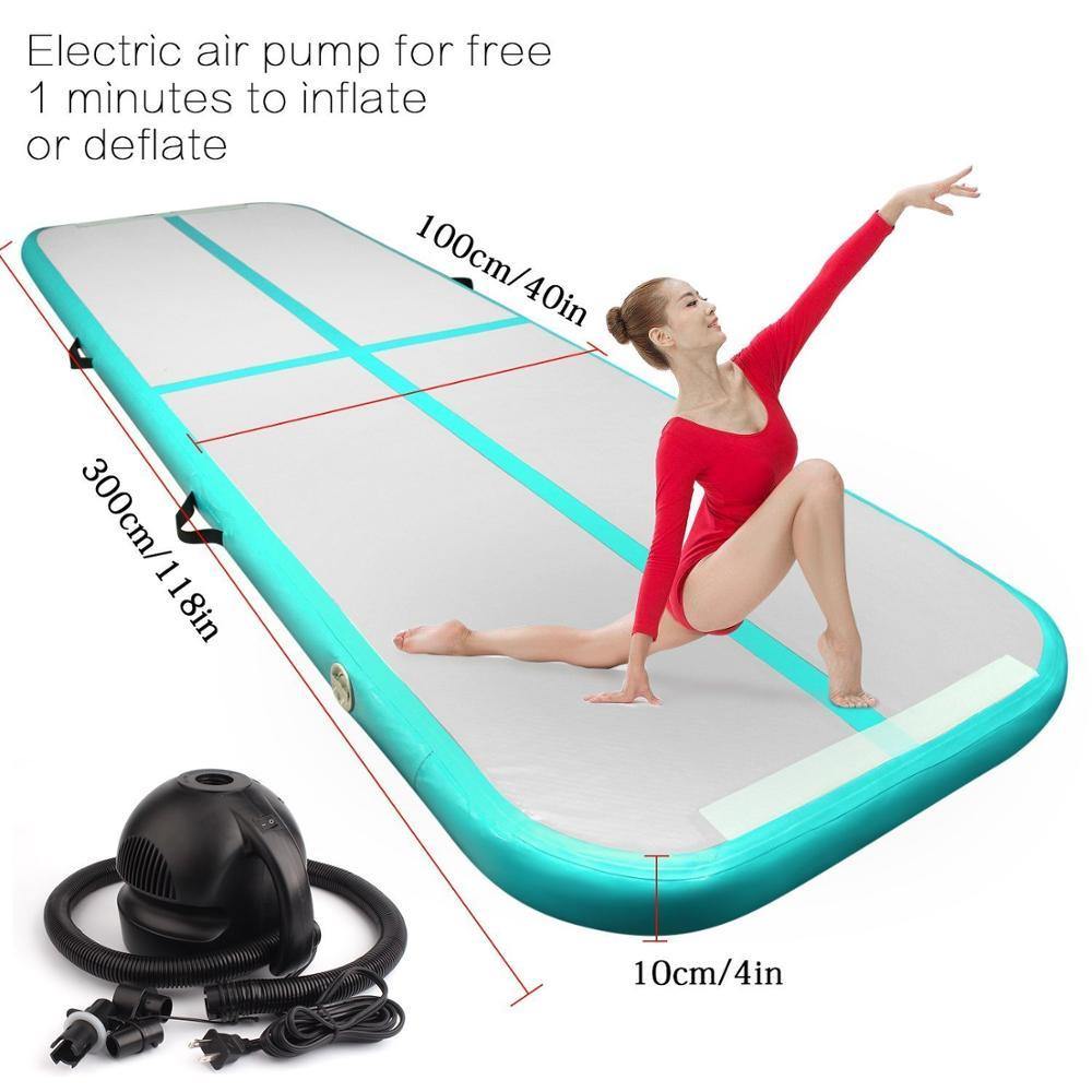 Portable Inflatable Air Track Tumble Track, Inflatable Airtrack Gymnastics inflatable Gym mat Equipment High Jump Mat For Sale