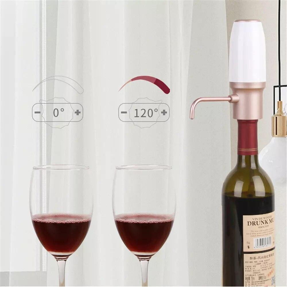 Portable Smart Electric Wine Decanter USB Automatic Red Wine Pourer Aerator Decanter Dispenser Wine Tools Bar Accessories