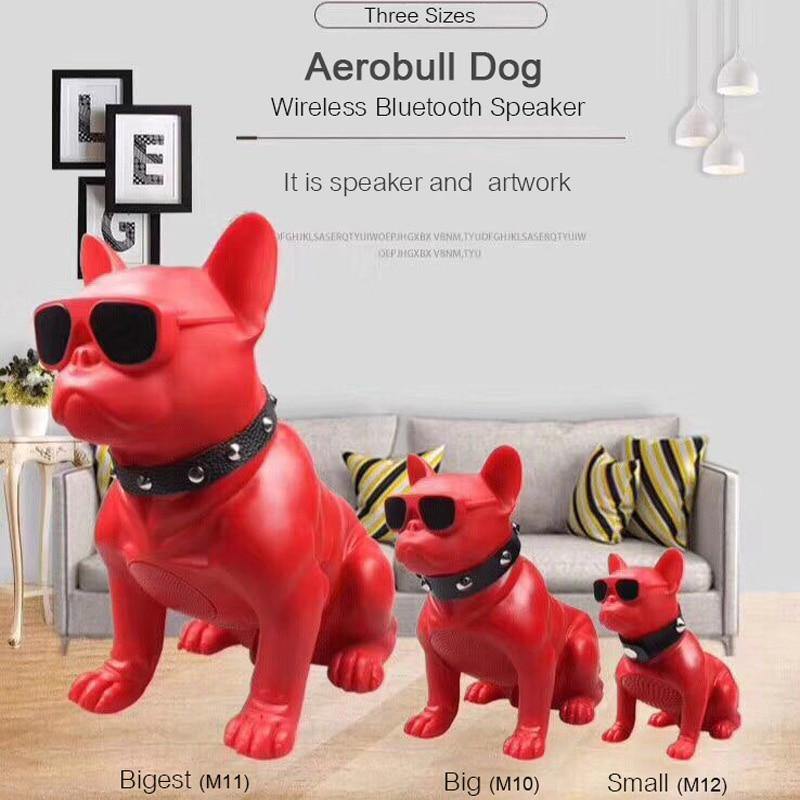 Wireless Bluetooth Speaker Cartoon Doll Bulldog Subwoofer Multipurpose Computer PC Speaker MP3 Player FM Radio Support TF Card