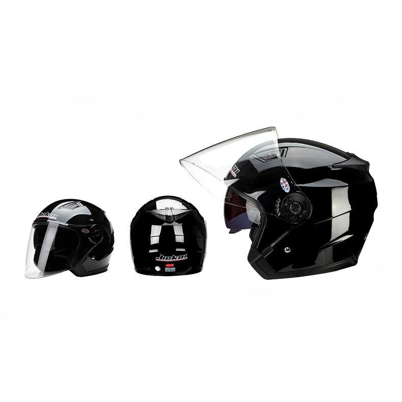 Motorbike Casco Go Kart Scooter Motor Van Motorcycle Dual Lens Vintage Helmets Four Seasons Racing Half Helmets Casque Helmet