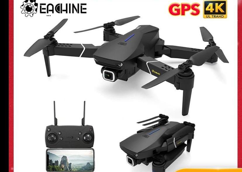 Eachine E520S RC Quadcopter Drone Helicopter with 4K Profesional HD Camera 5G WIFI FPV Racing GPS Wide Angle Foldable Toys RTF