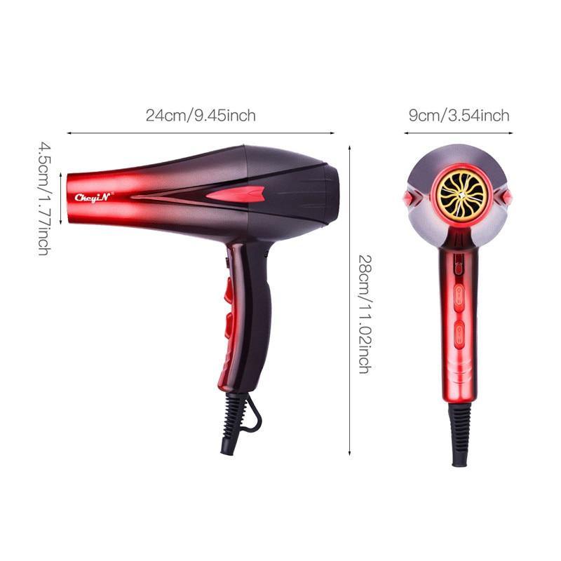 4000W Professional Hair Dryer 220V Blow Dryer Diffuser Nozzle Hot  & Cold Adjustment Powerful Fast Blower Hairdryer Styling Tool