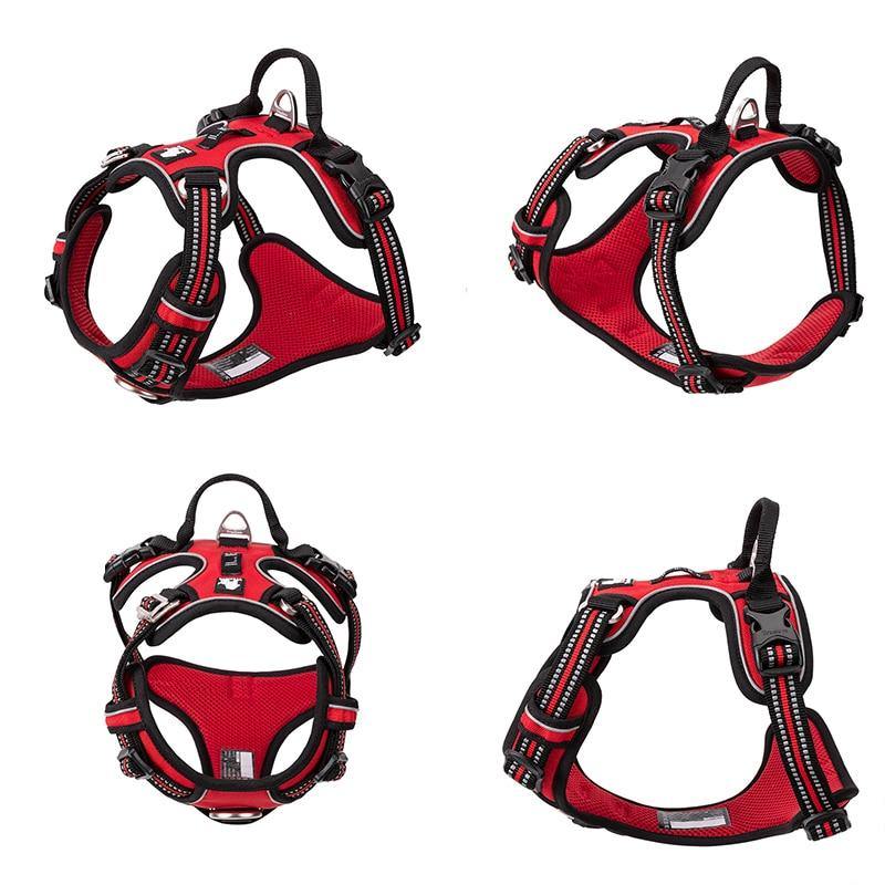 Safe Adjustable Pet Dog Walking Running Harness Vest Lead - Mercy Abounding