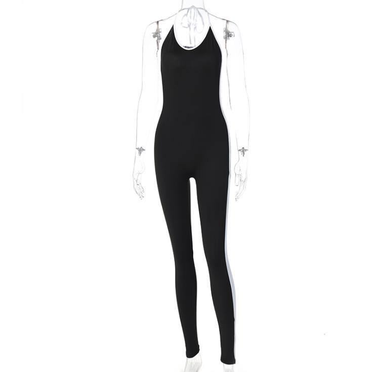 2020 Female Casual Sports Runing Jumpsuit Fashion U-Neck Sleeveless Sport Jumpsuits Bodysuit Sleeveless Bodycon Rompers Clothes