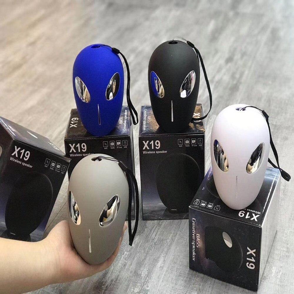 Alien X19 skull wireless bluetooth speaker gift card subwoofer creative bluetooth small speaker
