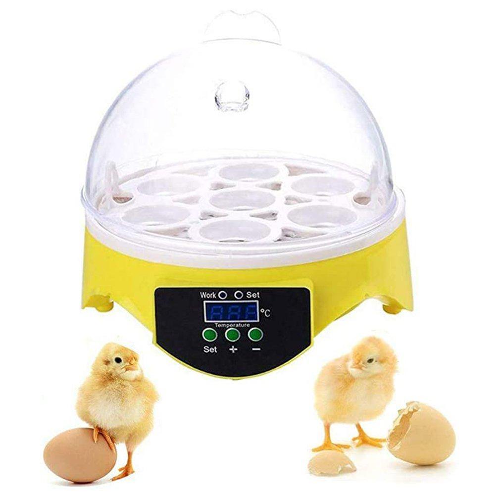 Egg Incubator Fully Automatic 16 Eggs/7eggs Digital Mini Brooder Small Chicken Bird Egg Incubator Automatic Farm Incubation Tool