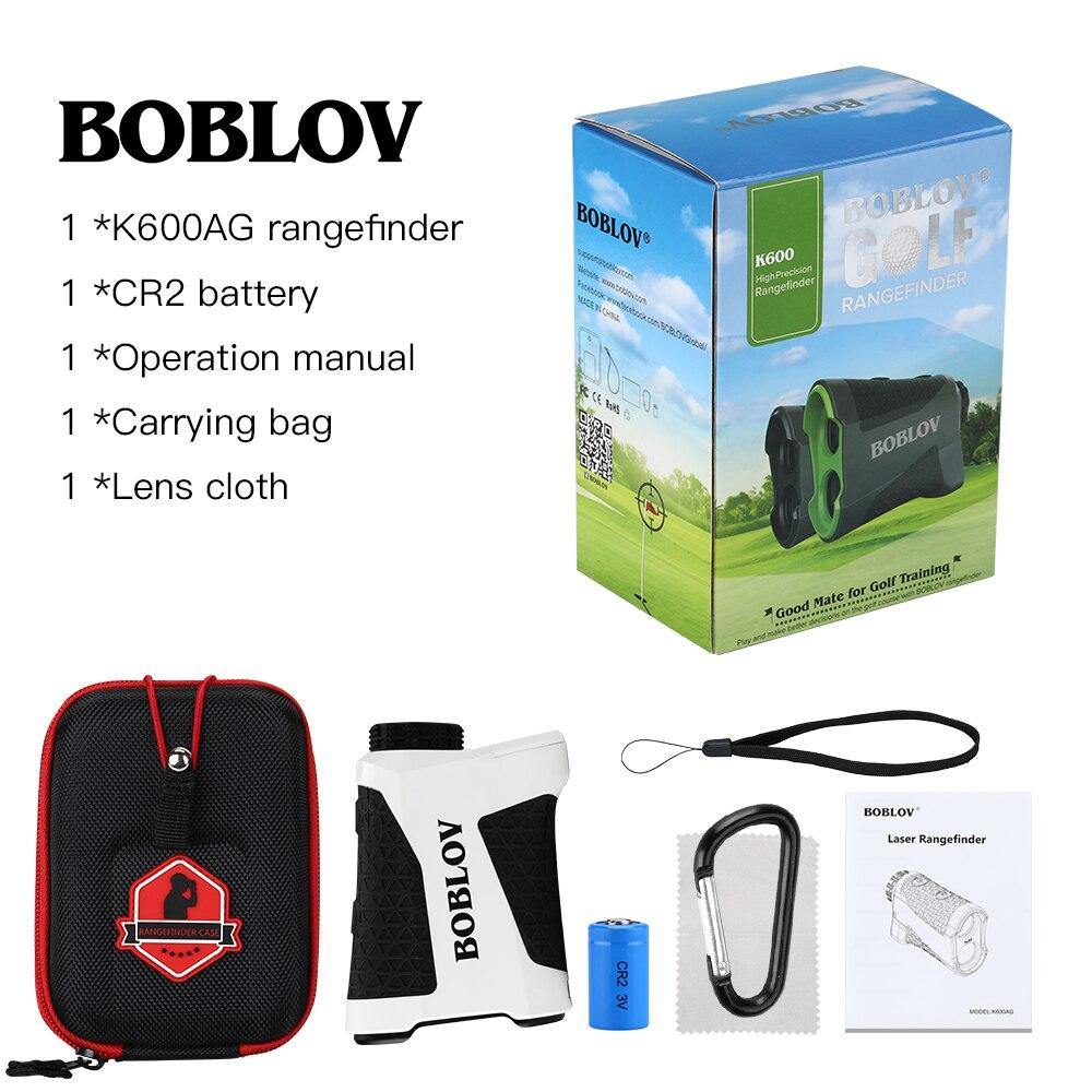 Boblov Laser Rangefinder Telescope 650 Yd Meter Distance Measuring Tool Range Finder Slope for Golf, Sport, Hunting,