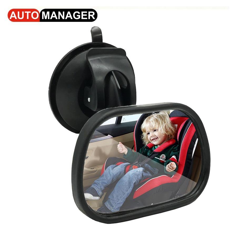 Car Inner Rear Seat View Mirror for Baby Child Kids Safety Seat Rearview Reverse Mirror Universal