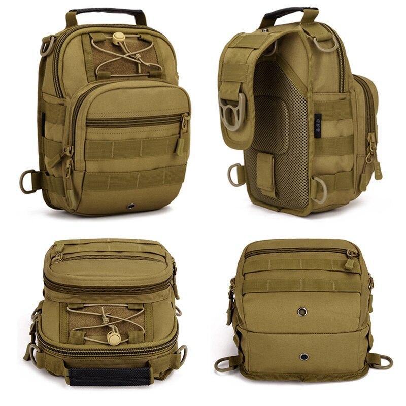 Men's Waterproof Tactical Backpack,Military Army Bag,Crossbody Bag,Camping Handbag,Camouflage Molle Hiking Sports Outdoor Bag