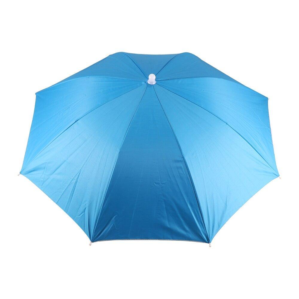 Head Wear Parasol Foldable Lightweight Outdoor Sport Hat Hiking Beach Camping Cycling Cap Umbrella Sunscreen Parasol Fishing Cap