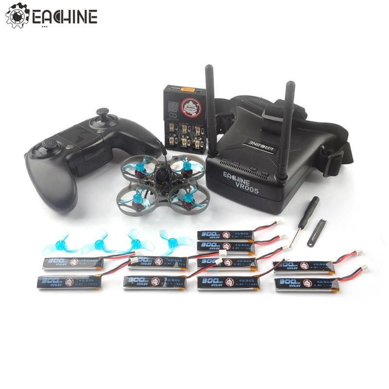 Eachine Novice-I 75mm 1-2S Whoop FPV Racing Drone RTF & Fly more w/ WT8 2.4G Transmitter 5.8Ghz 48CH with VR005 Goggles Mode 2