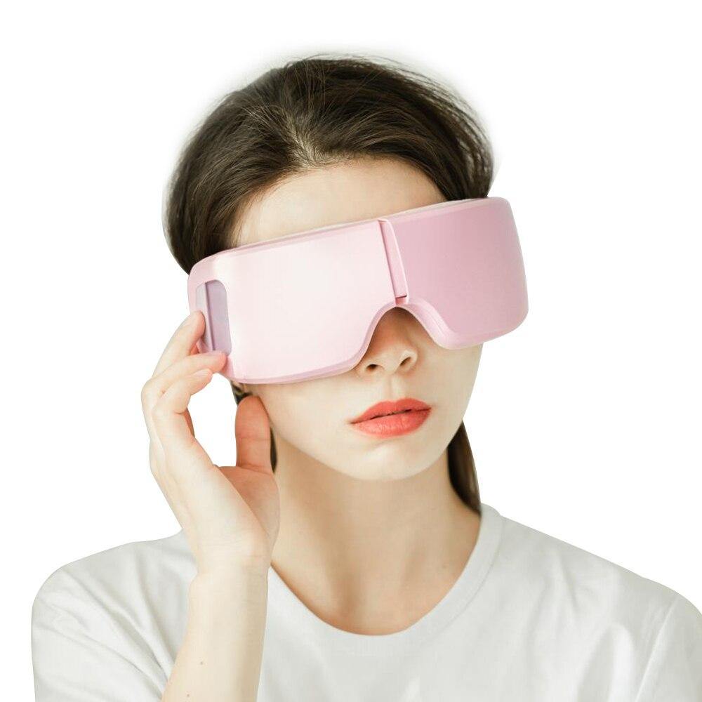 HeTaiDa Eye Massager Anti Wrinkle Fatigue Relief Music Wireless Heating Air Pressure Vibration Eye Massage Glasses for Eye Care