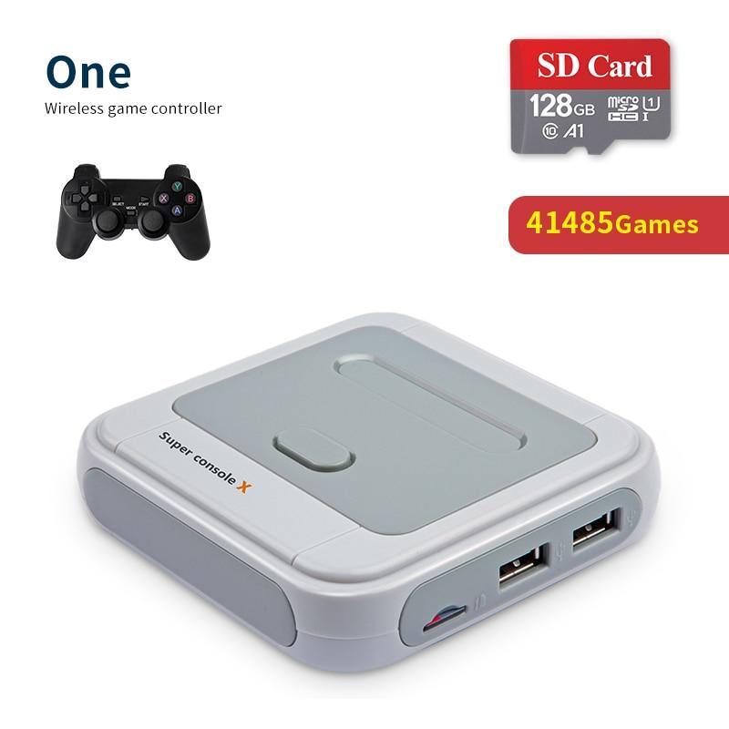 Retro Super Console X Mini/TV Video Game Console For PSP/PS1/MD/N64 WiFi Support HDMI Out Built-in 50 Emulators with 50000+Games