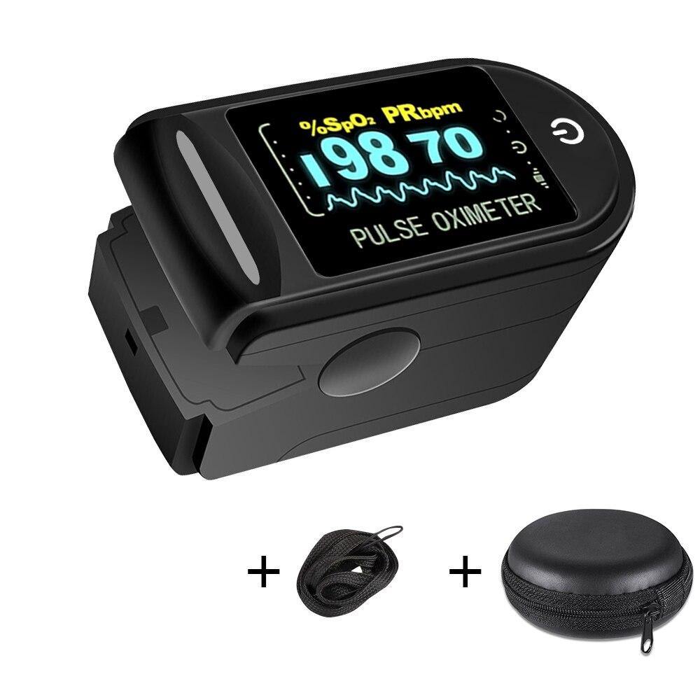 Medical Household Digital Fingertip pulse Oximeter Blood Oxygen Saturation Meter Finger  OLED SPO2 PR Monitor health Care