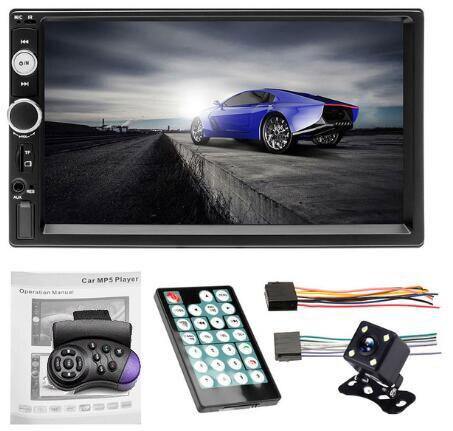 Universal 2 din Car Multimedia Player Autoradio 2din Stereo 7" Touch Screen Video MP5  Auto Radio Backup Camera