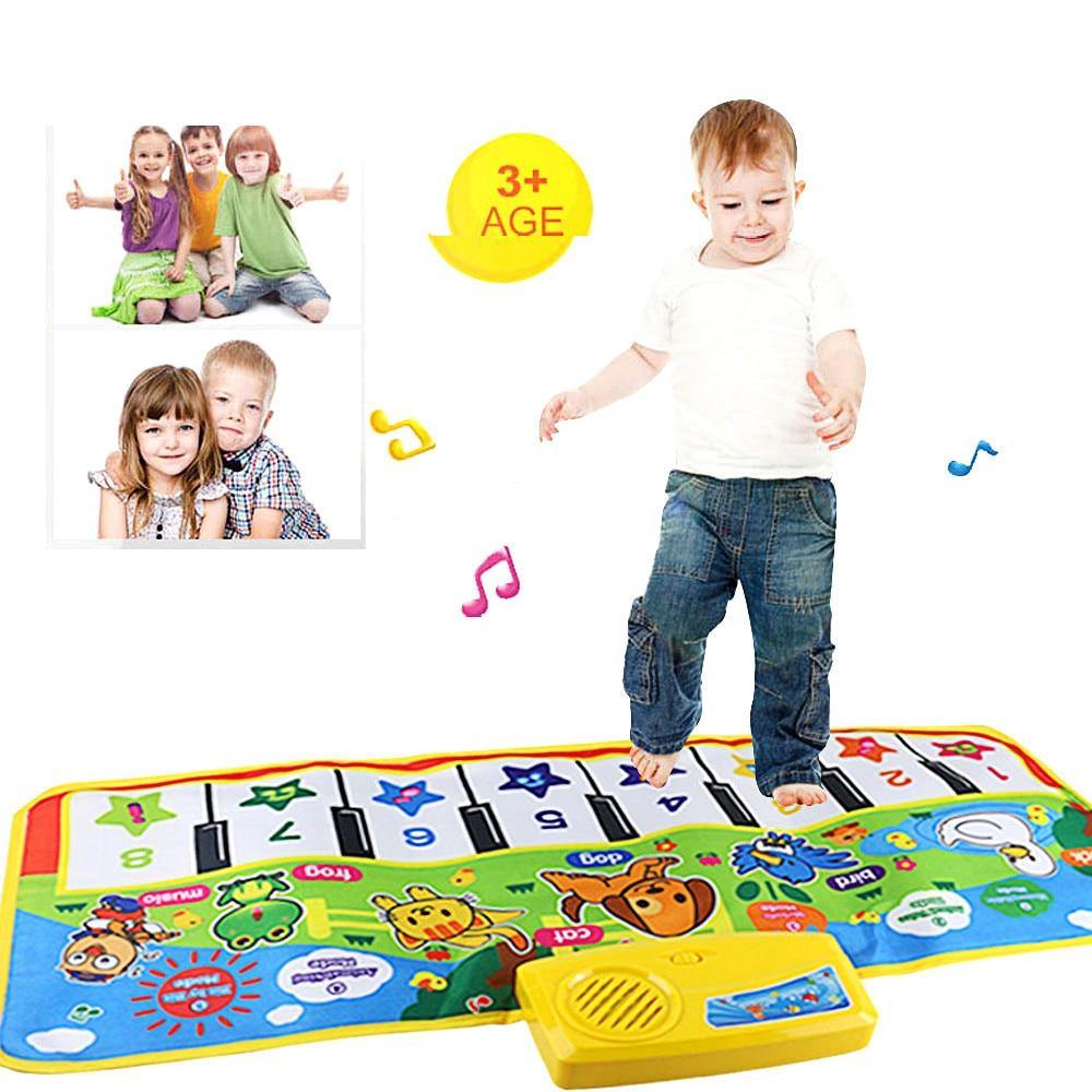 Musical Instrument Toy Baby Kids Touch Play Keyboard Musical Singing Gym Music Carpet Mat Piano Developmental Gift buzzed game