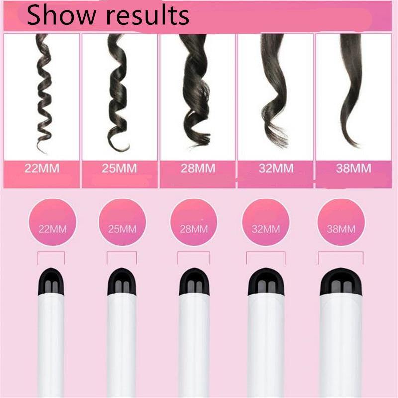 Professional LCD Hair Curler Adjustment Temperature Hair Curl Irons Curling Wand Roller Hair Styling Tools Dropshipping 20#